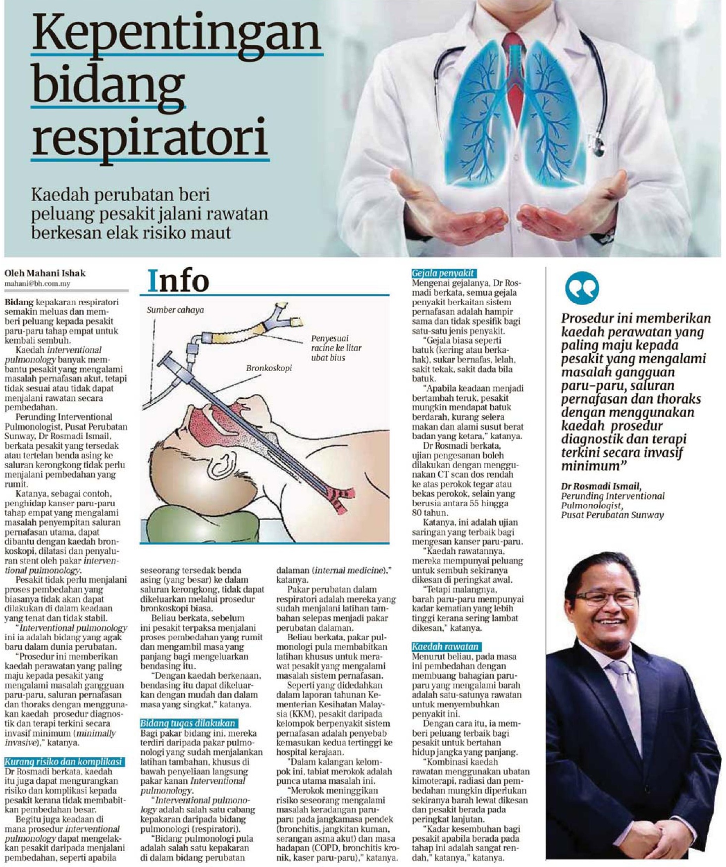 Advanced treatments in interventional pulmonology