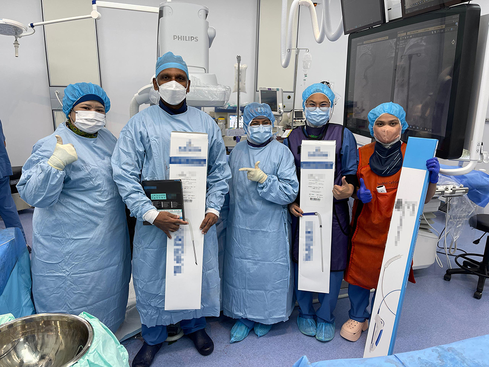 Dr Pradesh performs first Transjugular Intrahepatic Portosytemic Shunt