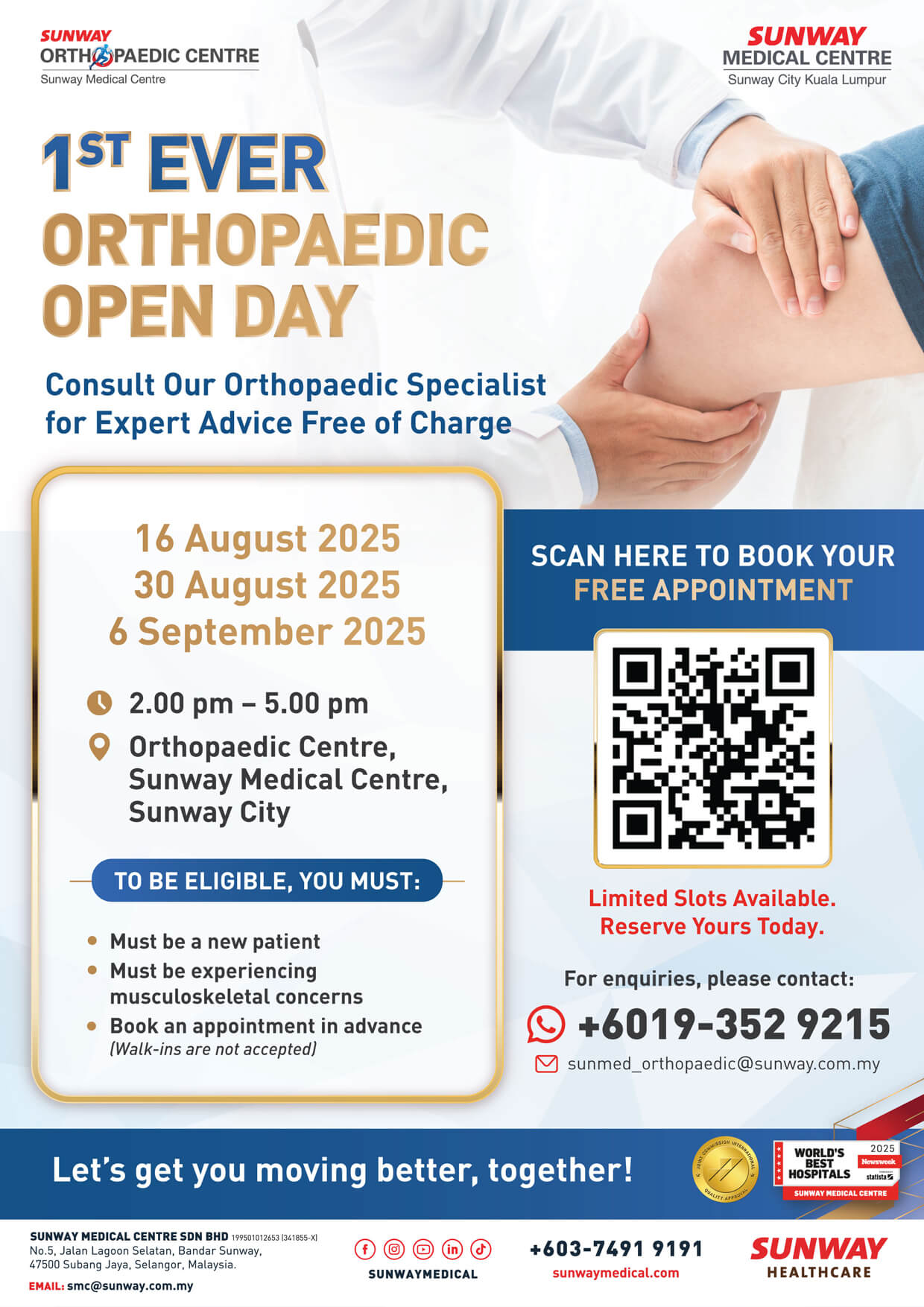 1st Ever Orthopaedic Open Day
