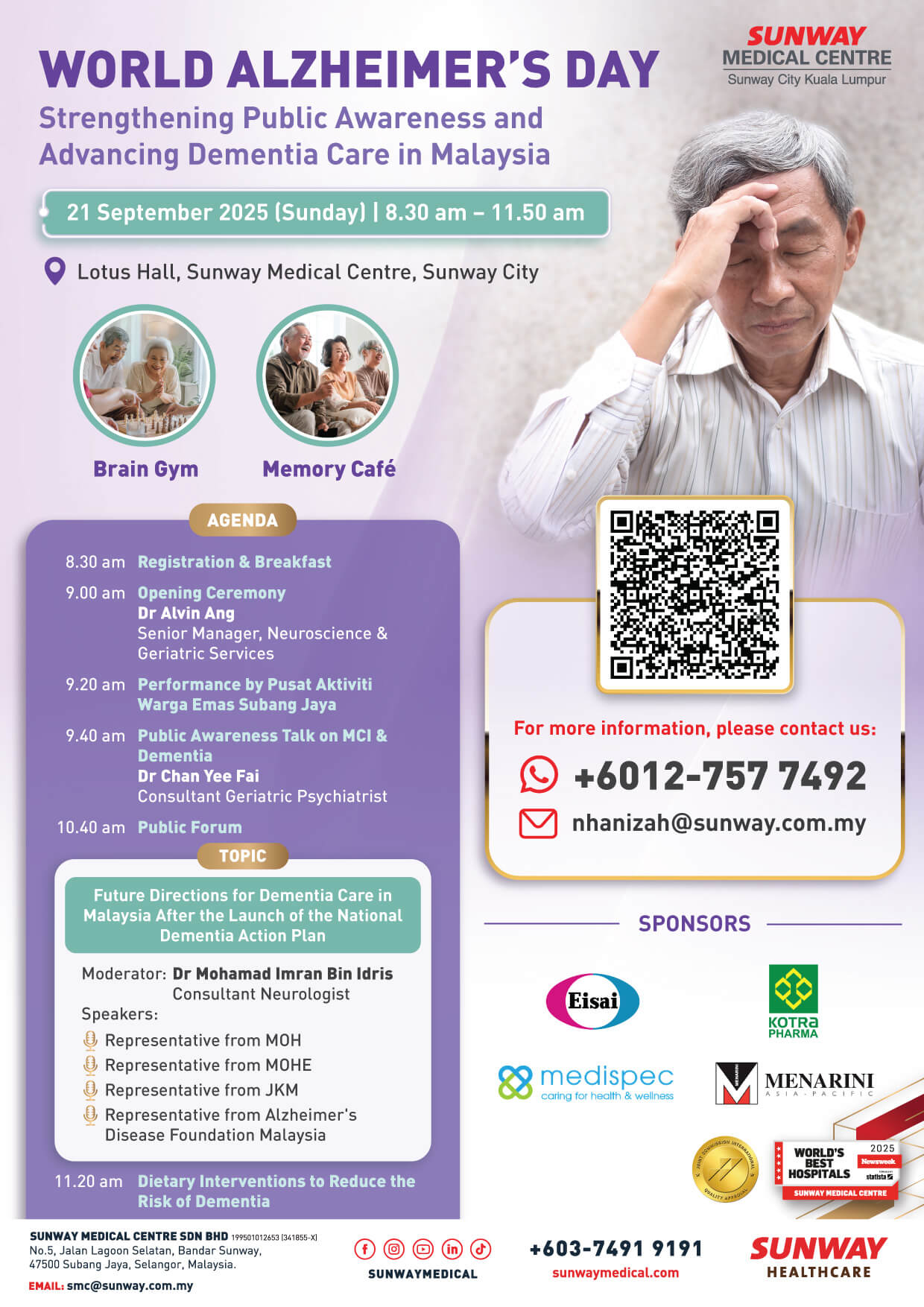 World Alzheimer’s Day 2025 – Dementia Care and Awareness Event