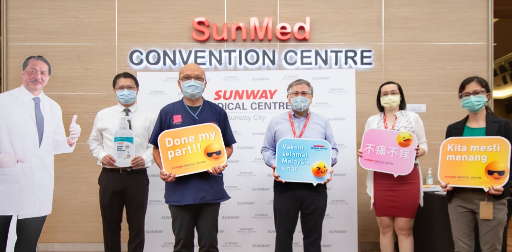 Petaling District Private Hospital Workers Jabbed