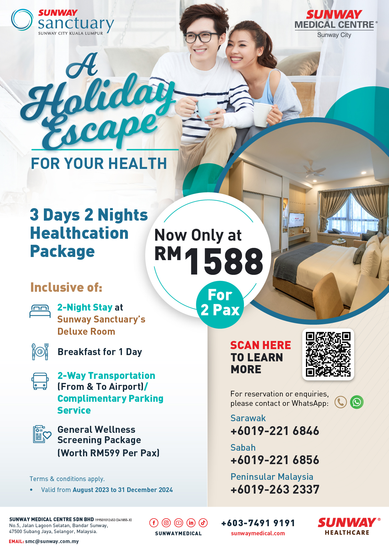 3 Days 2 Nights Healthcation Package