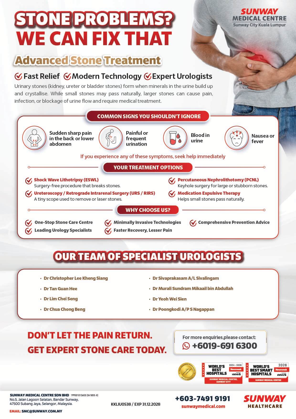 Advanced Urinary Stone Treatment