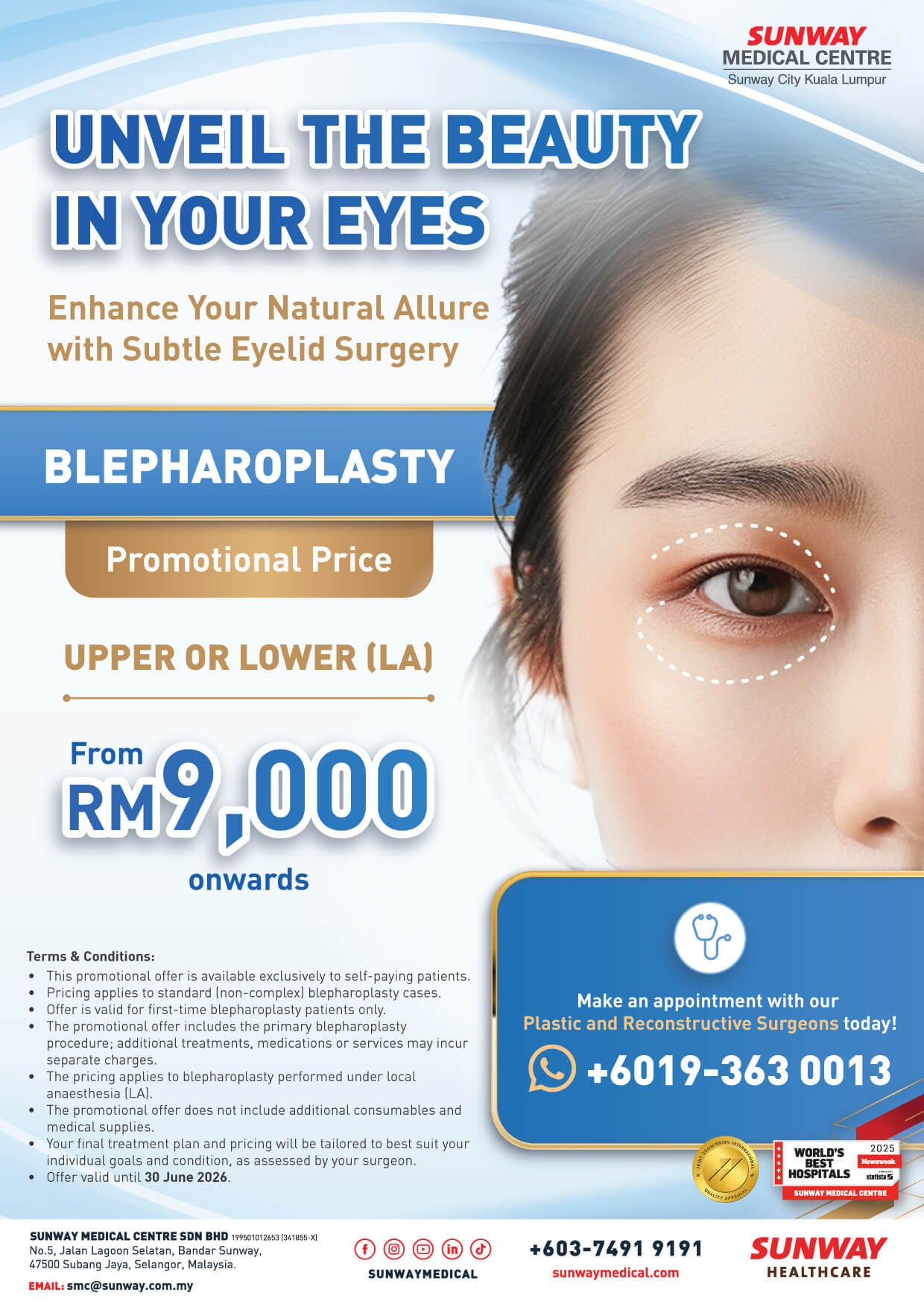 Blepharoplasty (Eyelid Surgery) Package