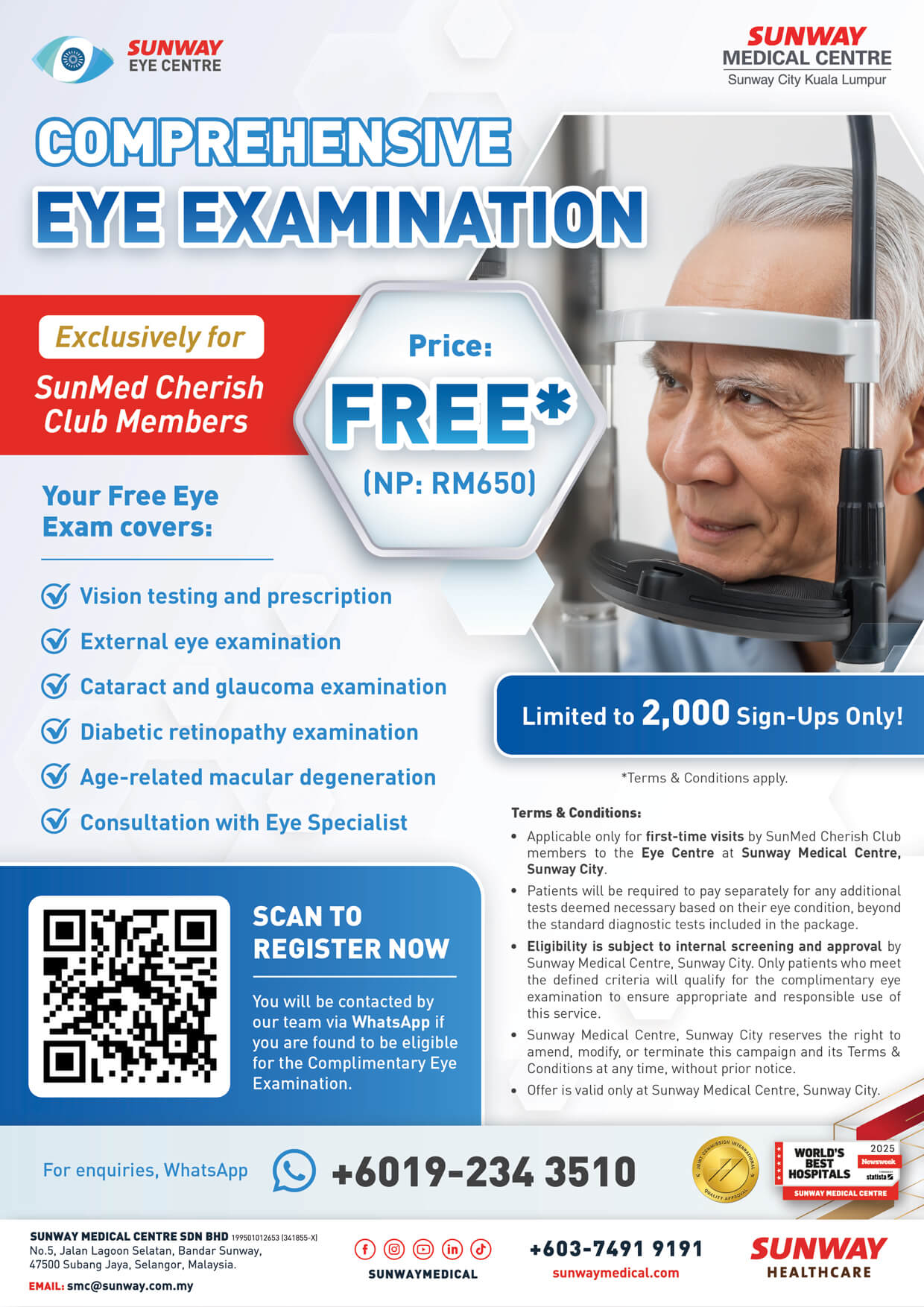 Free Comprehensive Eye Examination