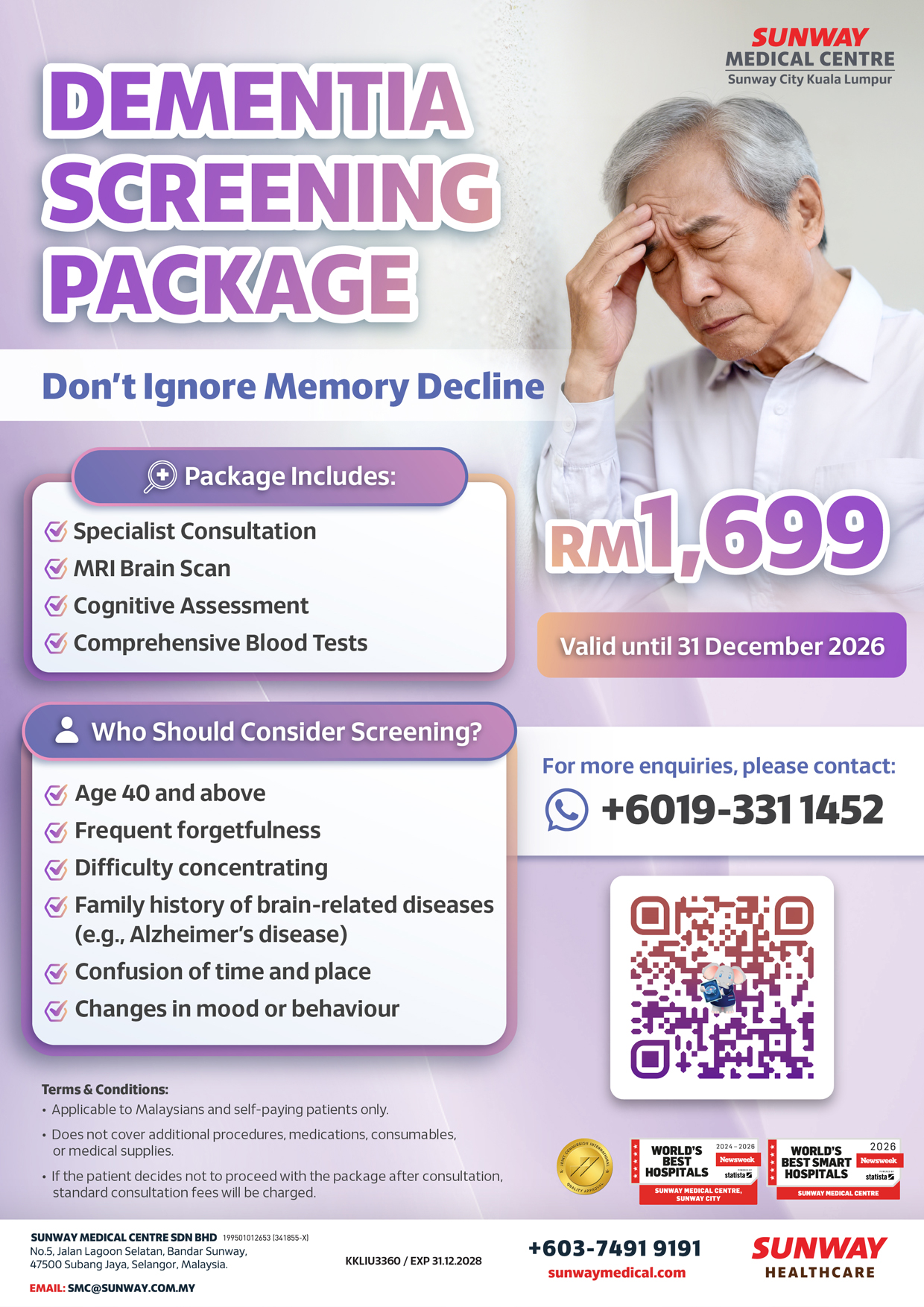 Dementia Screening Package