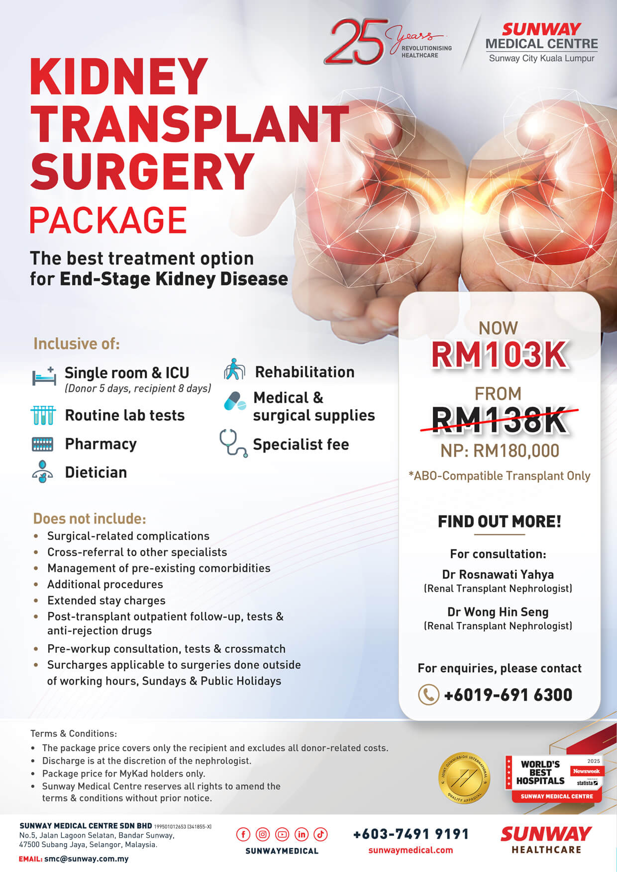 Kidney Transplant Surgery Package