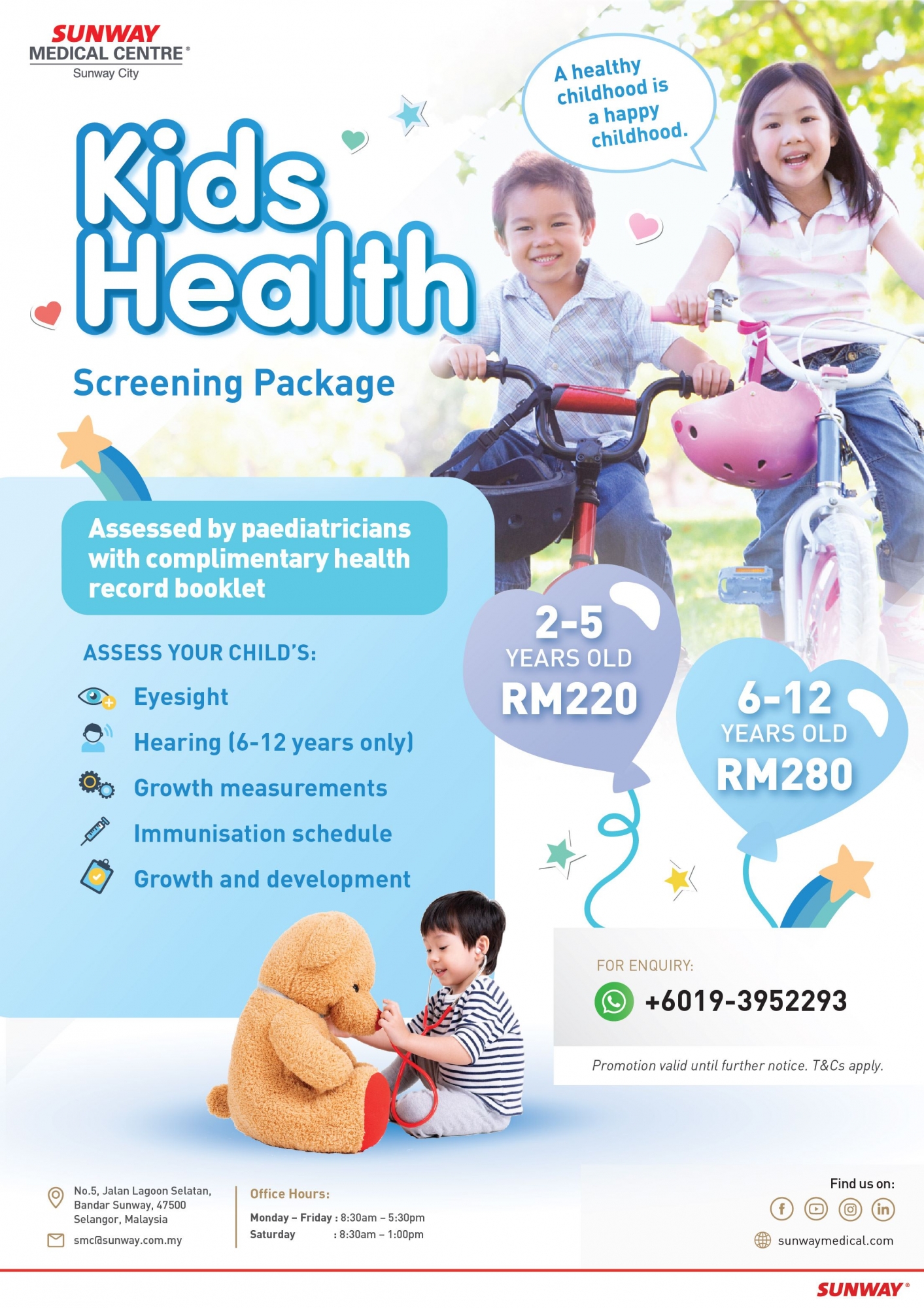 Kids Health Screening Package