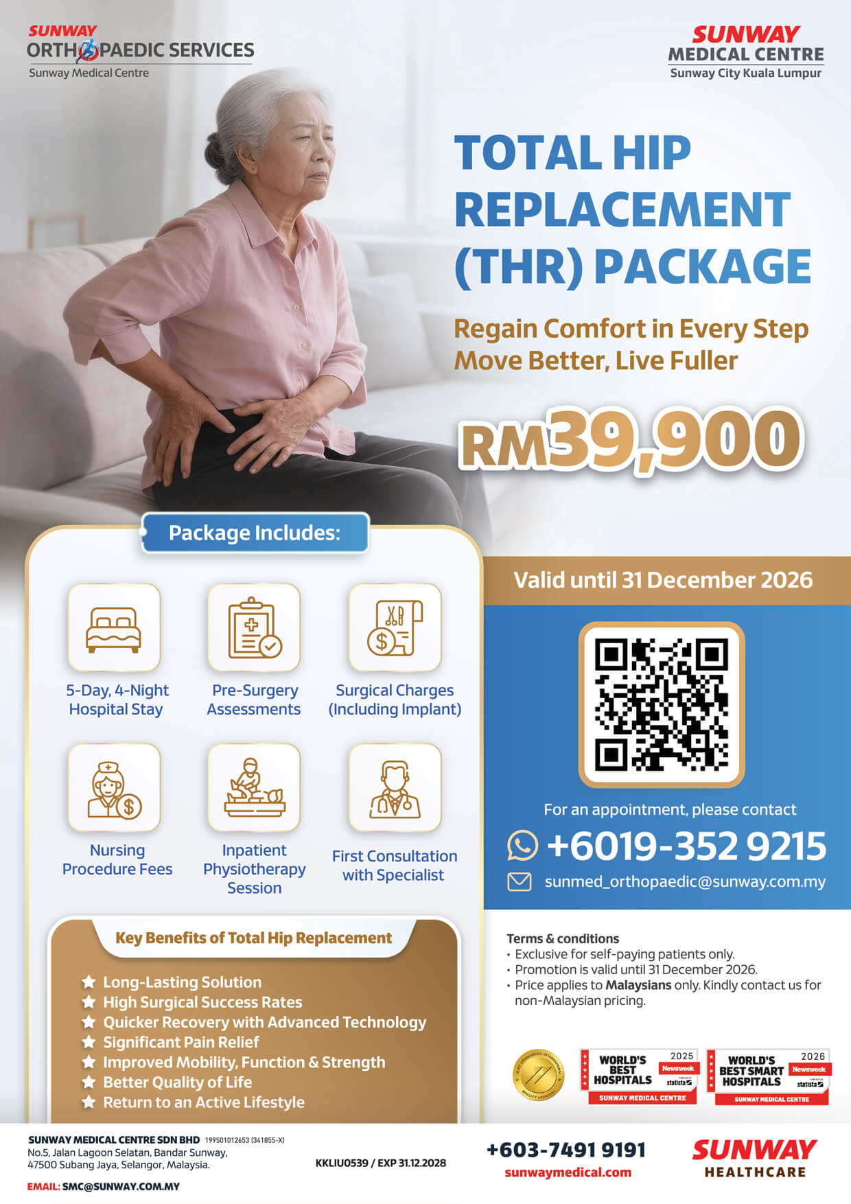 Total Hip Replacement Package